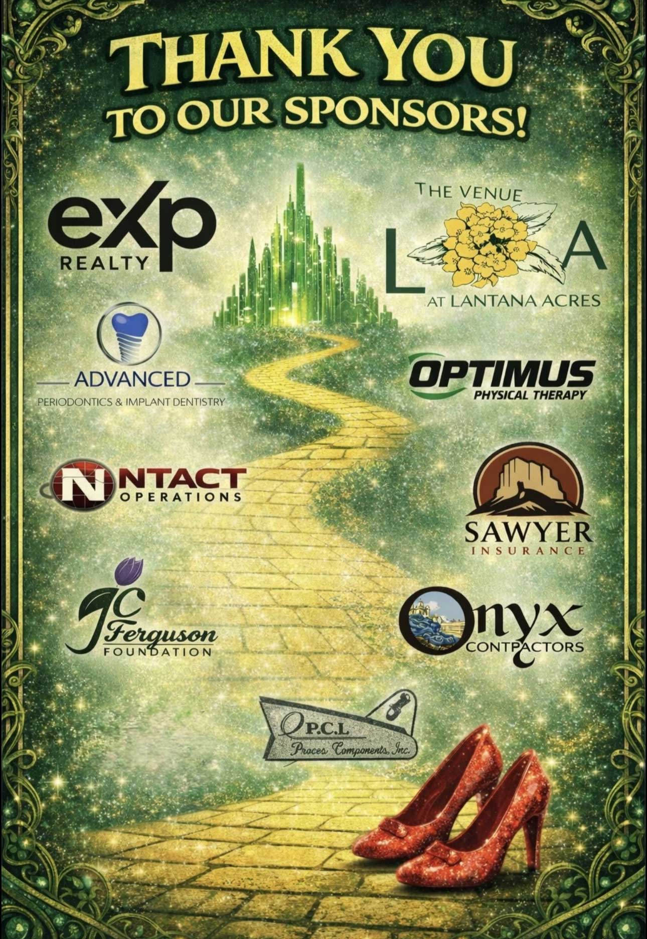 Thank You to Our Sponsors